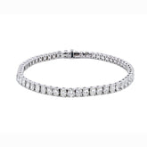 Tennis Bracelet Oval Cut 8.42ct Platinum 950