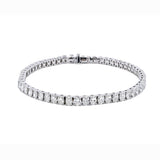 Tennis Bracelet Oval Cut 8.42ct Platinum 950