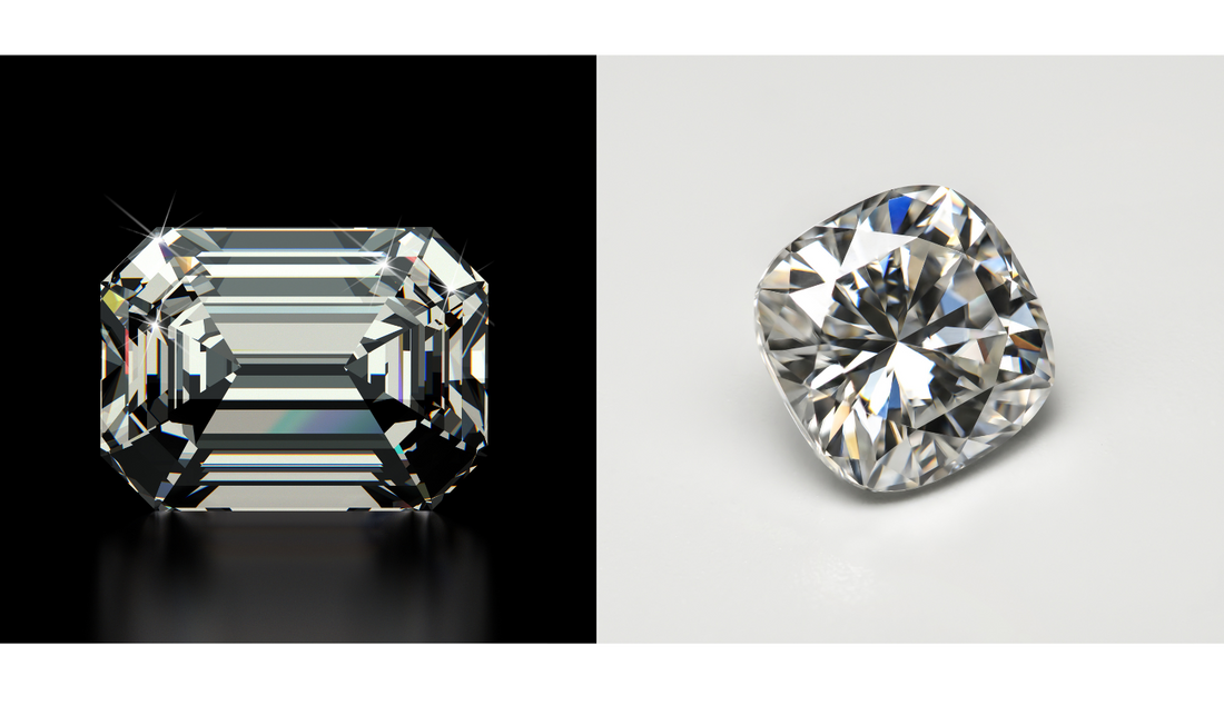 Emerald cut vs cushion cut