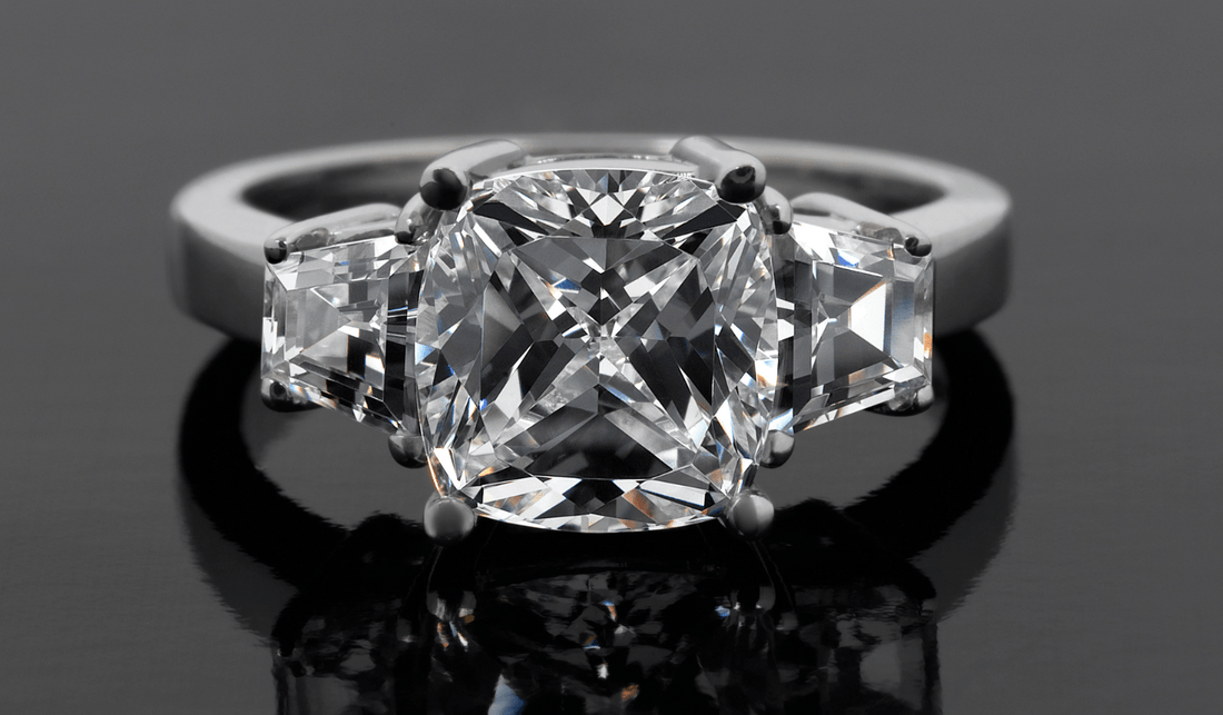 Three Stone Rings: Choosing the Best Side Diamonds for Sapphires and Rubies - Finest 4C's