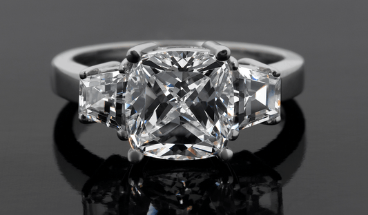 Three Stone Rings: Choosing the Best Side Diamonds for Sapphires and Rubies - Finest 4C's