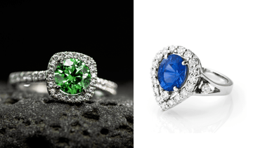 Crafting the Perfect Engagement Ring: Emerald vs Sapphire Halo Designs - Finest 4C's