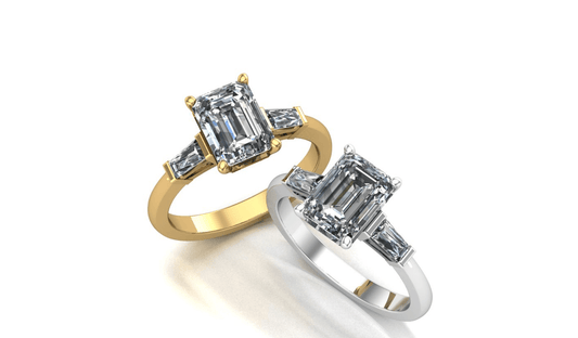 Shoulder Diamond Settings: Adding Elegance to Round and Oval Cut Rings - Finest 4C's