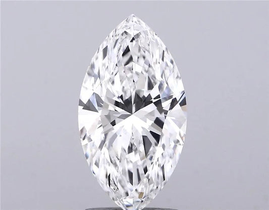 2.53ct Marquise Lab Grown Diamond (Colour E, Clarity VVS2, IGI Certified)