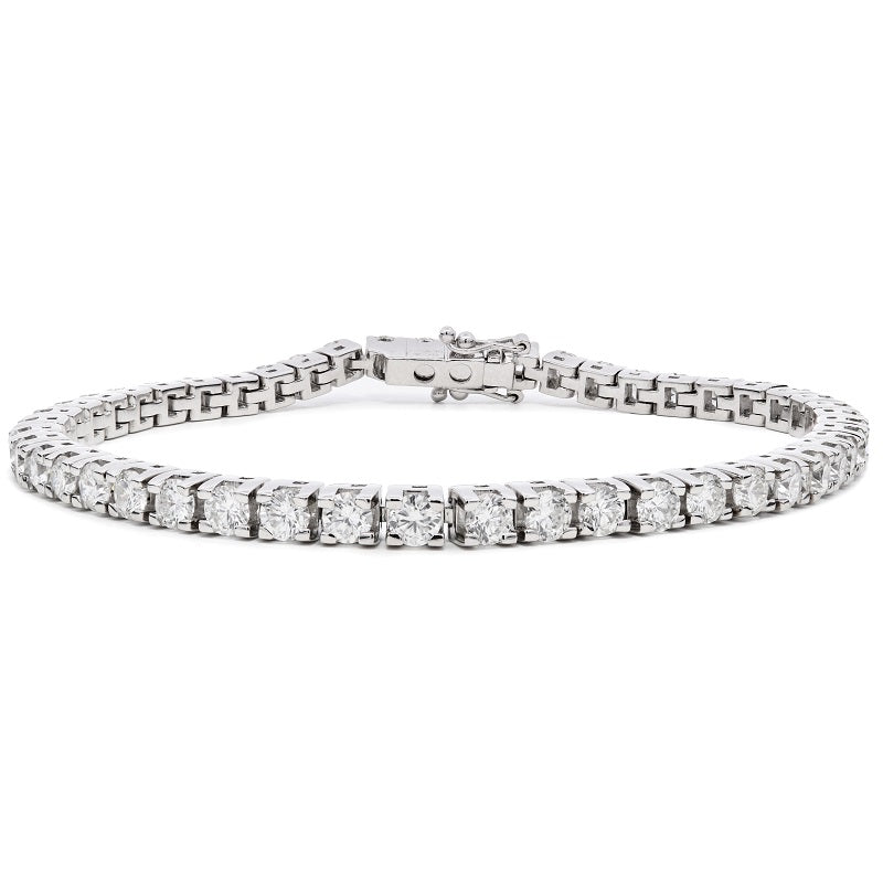 Box 4 Claw Diamond Tennis Bracelet