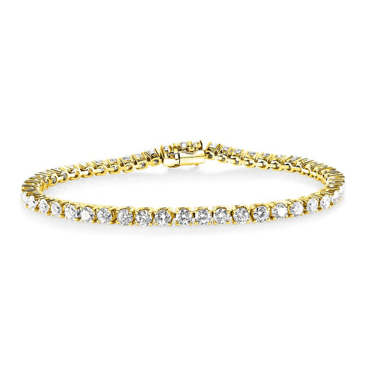 Finesse 4 Claw Diamond Tennis Bracelet