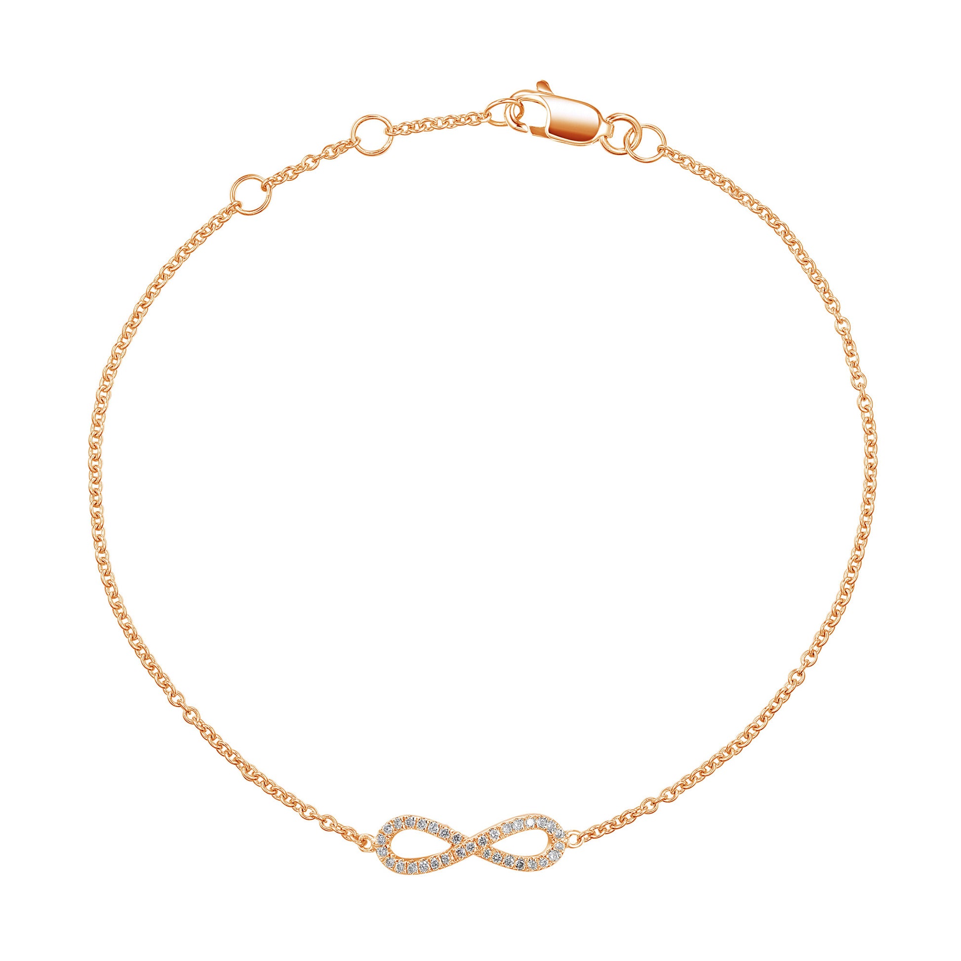 Micro Set Round Brilliant Cut Diamond Assorted Bracelet