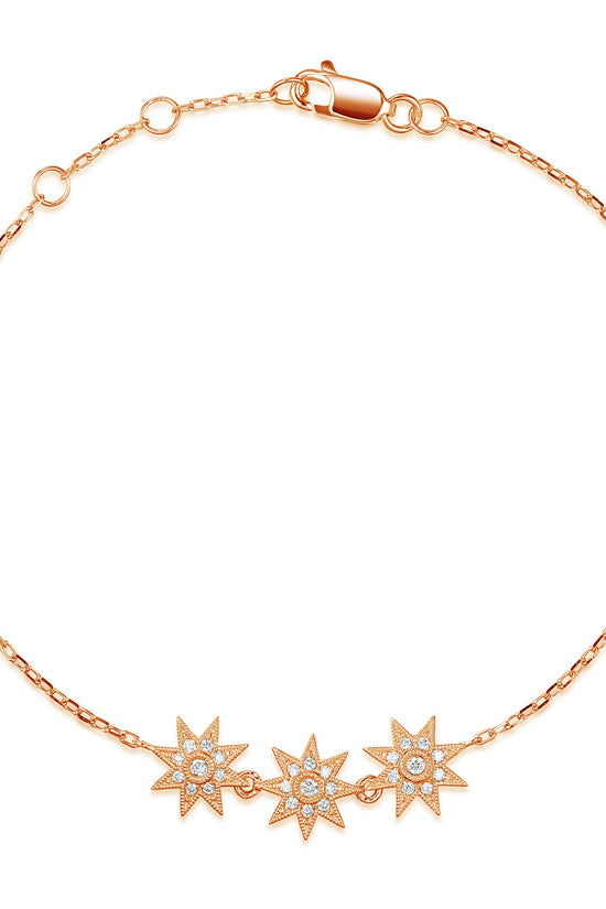 Micro Set Round Brilliant Cut Diamond Assorted Bracelet