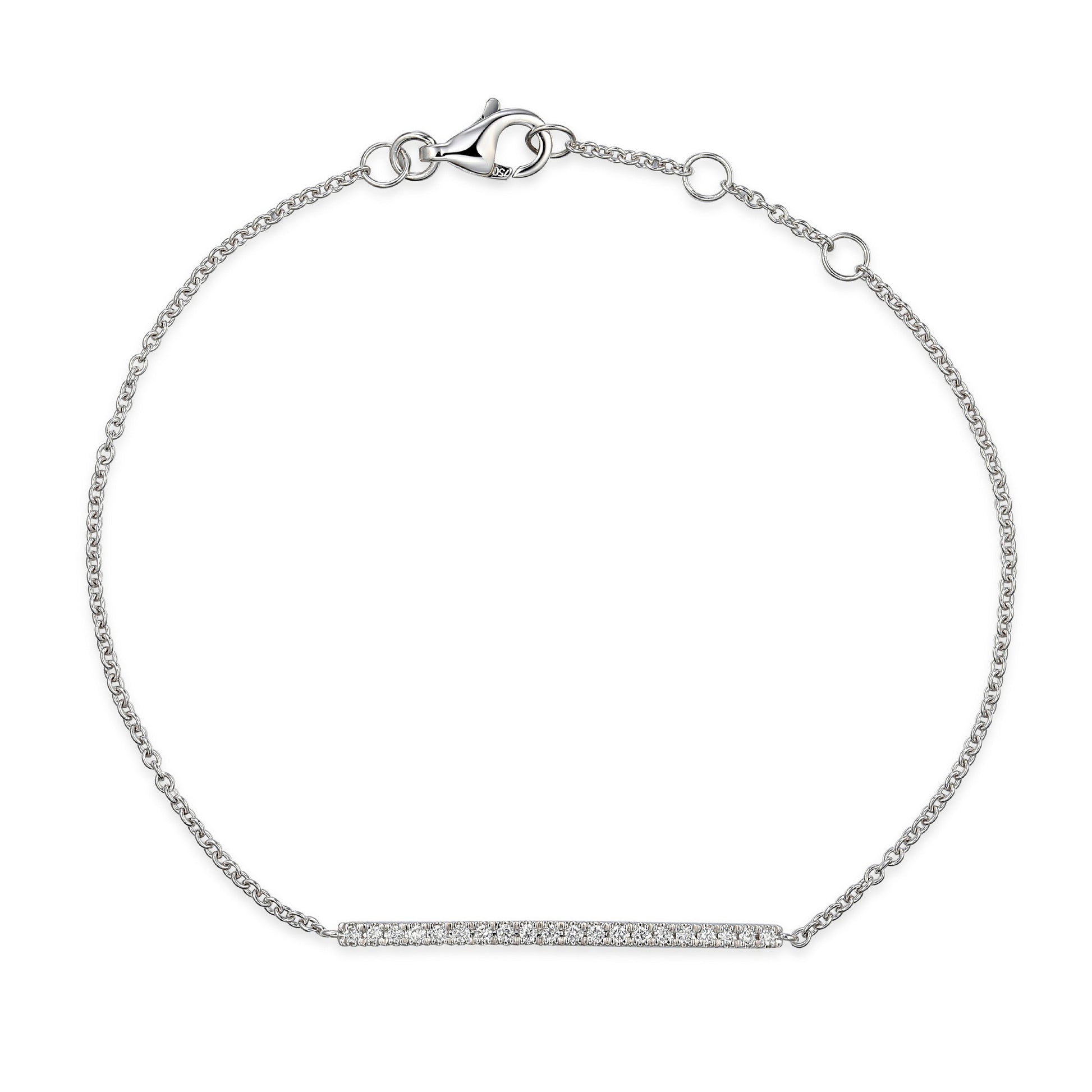 Micro Set Round Brilliant Cut Diamond Assorted Bracelet