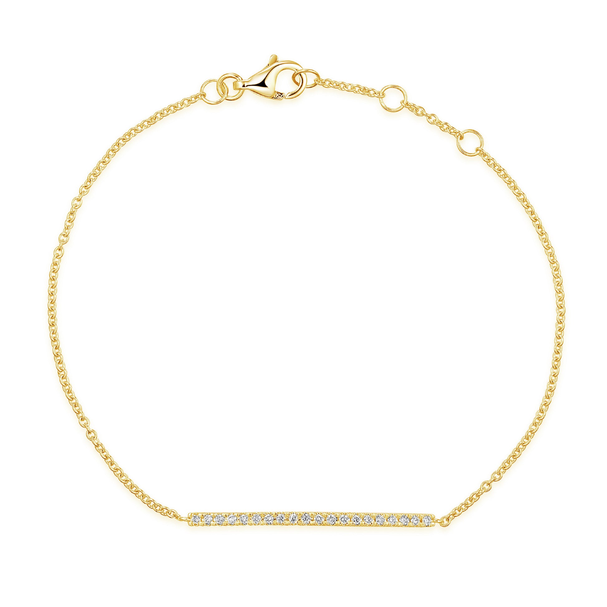 Micro Set Round Brilliant Cut Diamond Assorted Bracelet