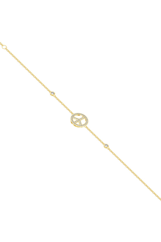 Micro Set Round Brilliant Cut Diamond Infinity Bracelet