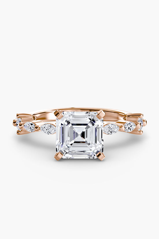 Solitaire with Eternity Pavé