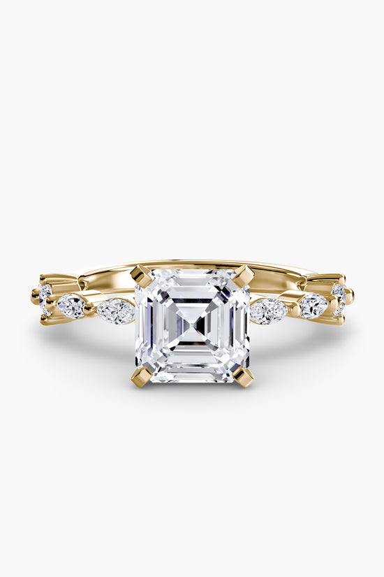 Solitaire with Eternity Pavé