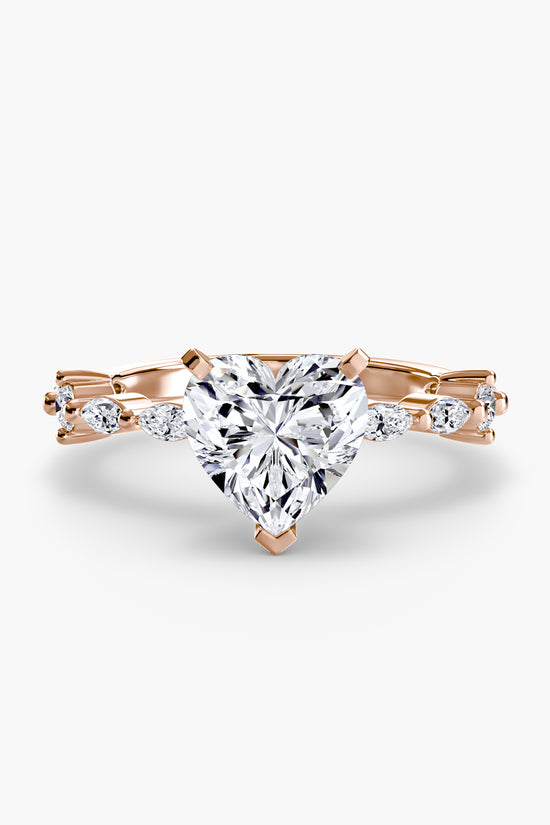 Solitaire with Eternity Pavé