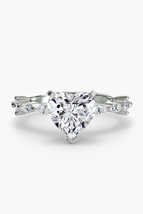 Solitaire with Eternity Pavé