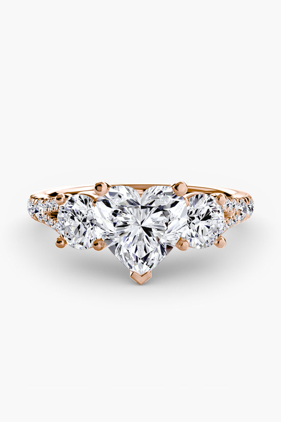 Three-Stone with Pavé Band 3