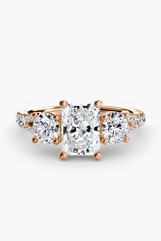 Three-Stone with Pavé Band 3
