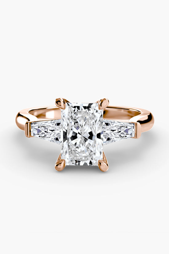 Three-Stone Ring (Baguette Side Stones) 2