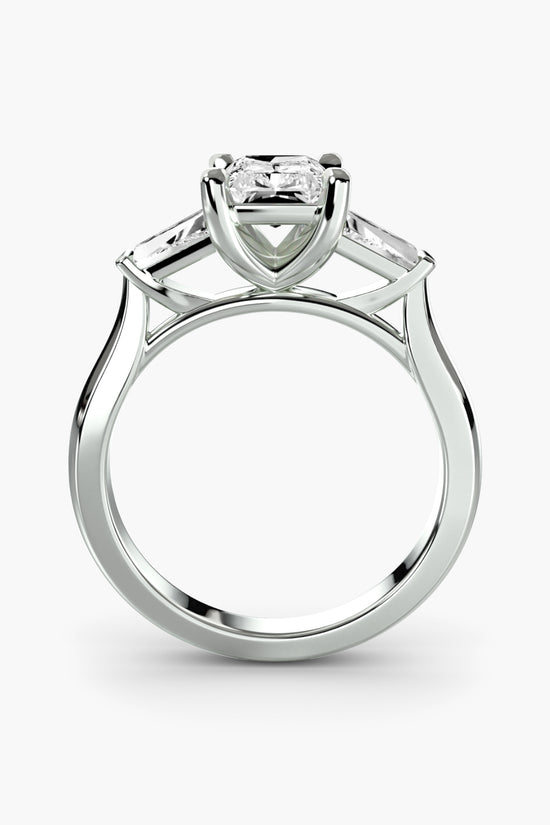 Three-Stone Ring (Baguette Side Stones) 2