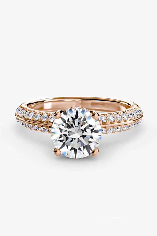 Solitaire with Pavé