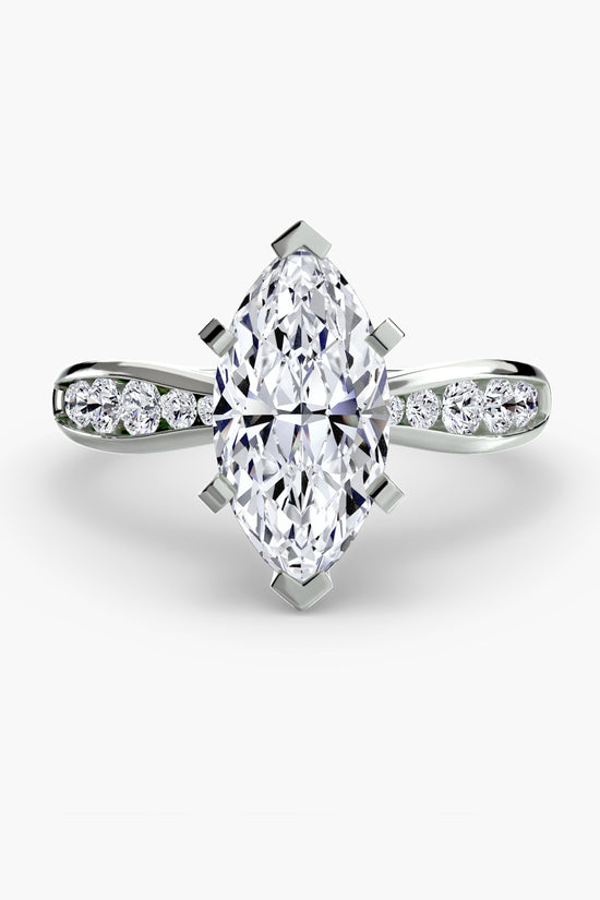 Solitaire with Pavé 3