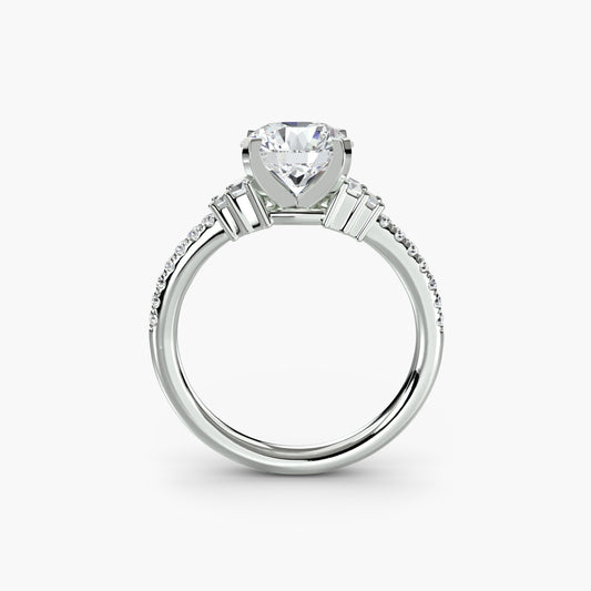 Solitaire with Pavé 4