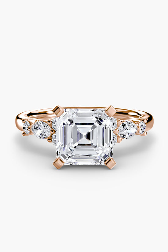 The Floral Accent Solitaire