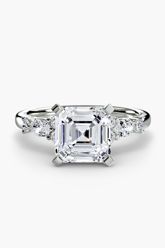 The Floral Accent Solitaire