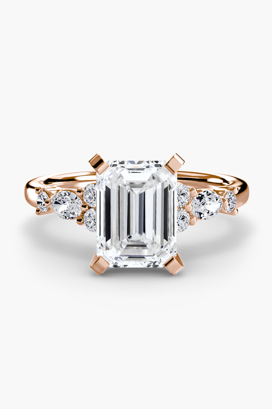 The Floral Accent Solitaire