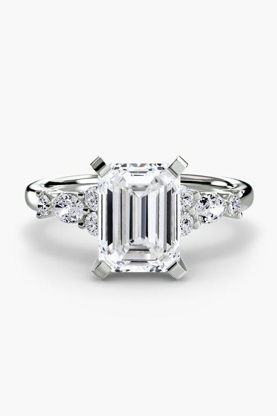 The Floral Accent Solitaire