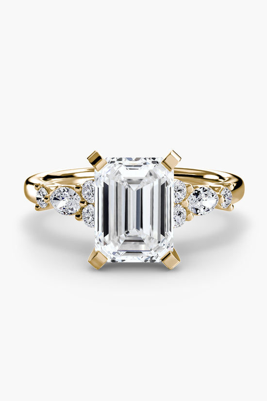 The Floral Accent Solitaire