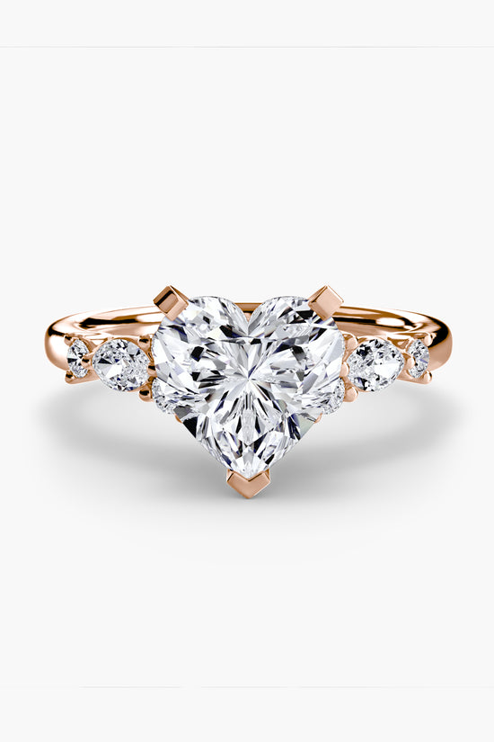 The Floral Accent Solitaire