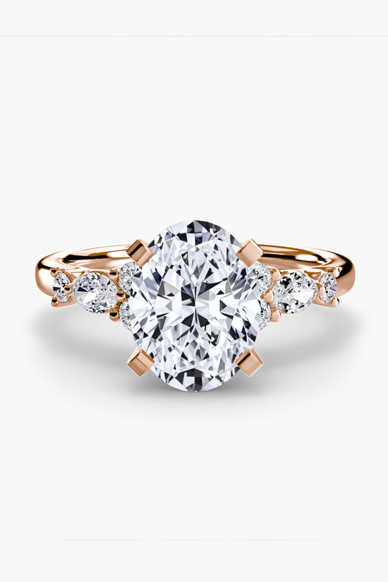 The Floral Accent Solitaire