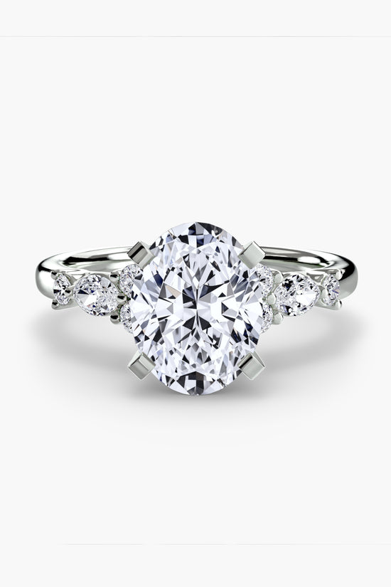 The Floral Accent Solitaire
