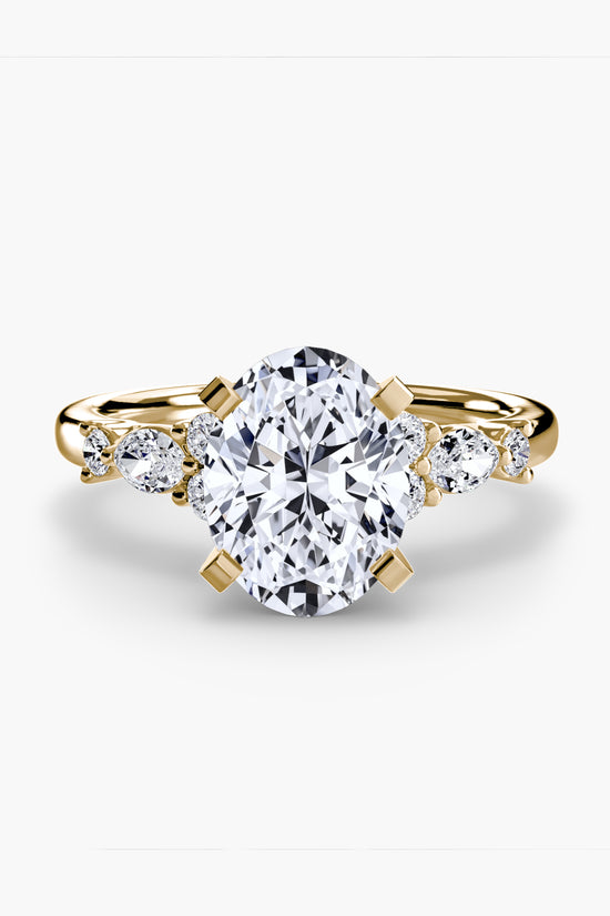 The Floral Accent Solitaire