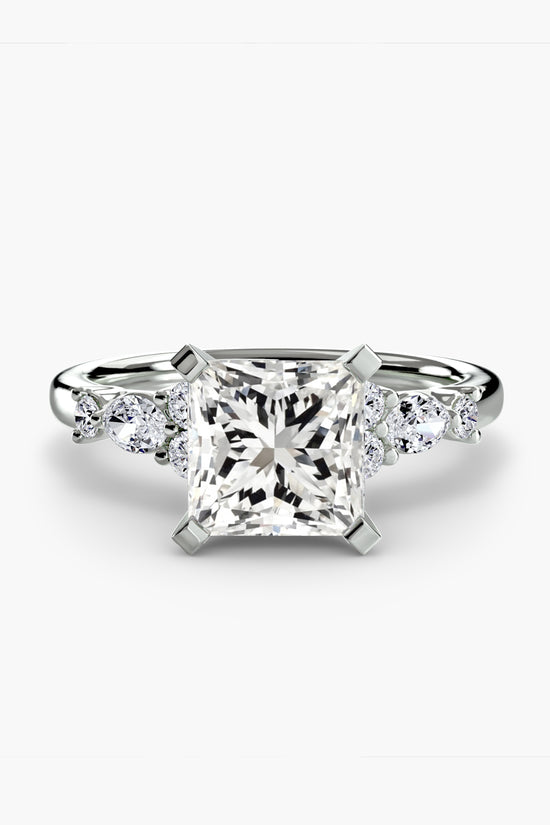 The Floral Accent Solitaire