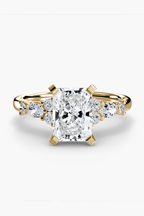 The Floral Accent Solitaire