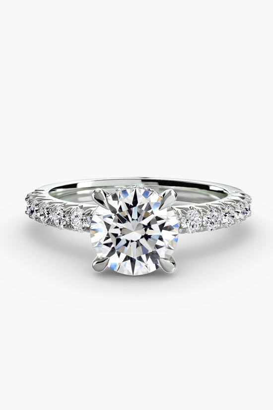 Solitaire with Pavé 6
