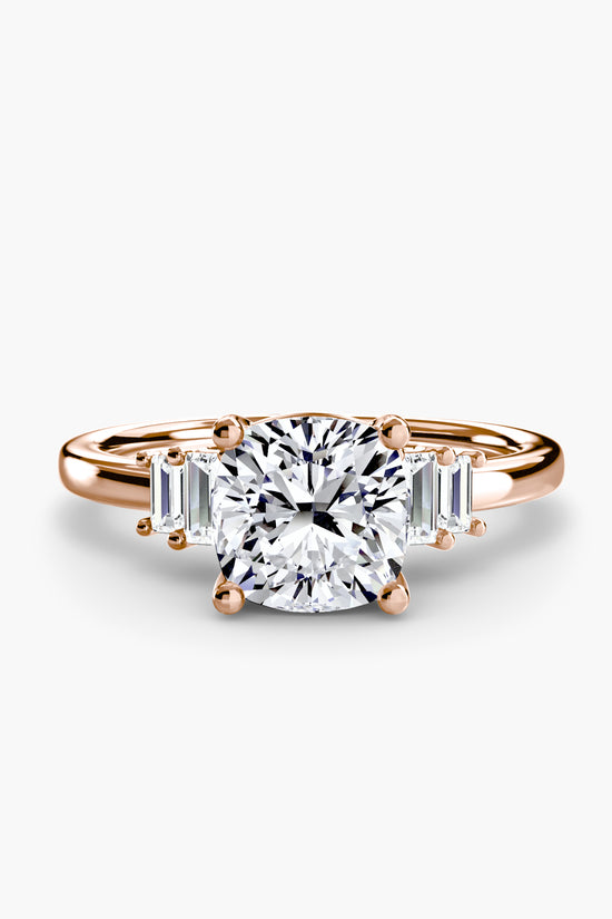 Baguette Accent Solitaire
