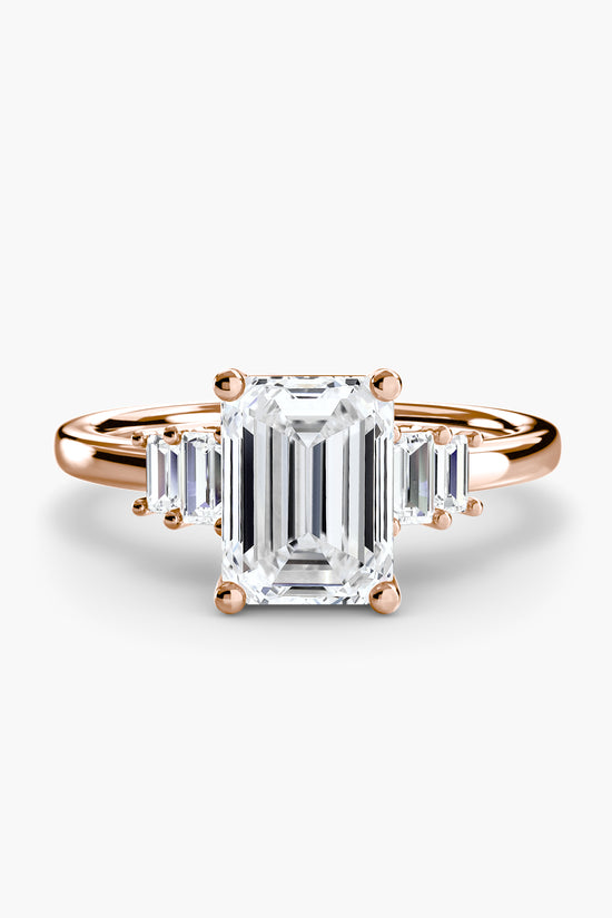 Baguette Accent Solitaire