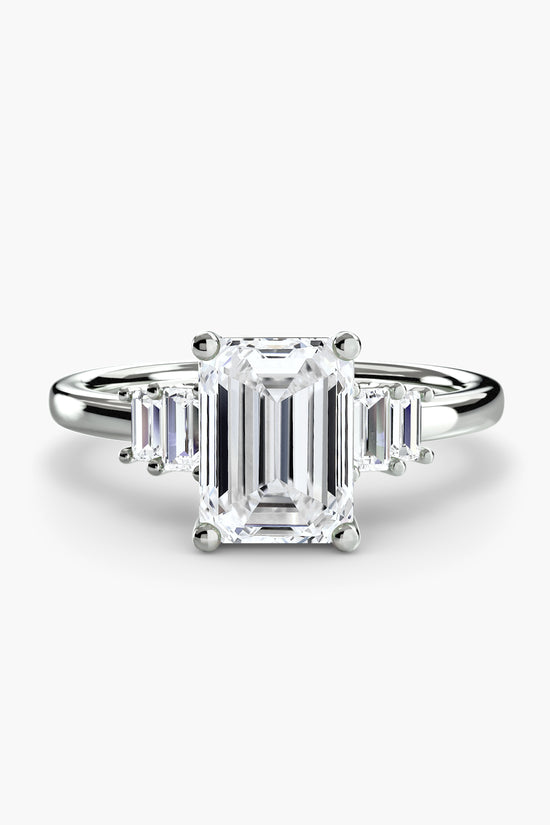 Baguette Accent Solitaire