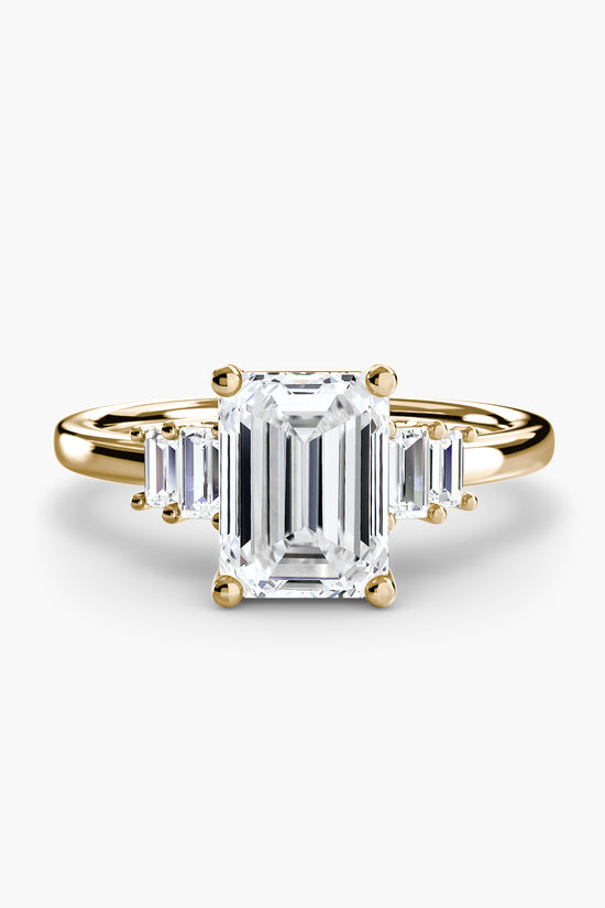 Baguette Accent Solitaire