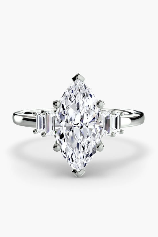 Baguette Accent Solitaire