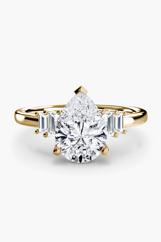Baguette Accent Solitaire