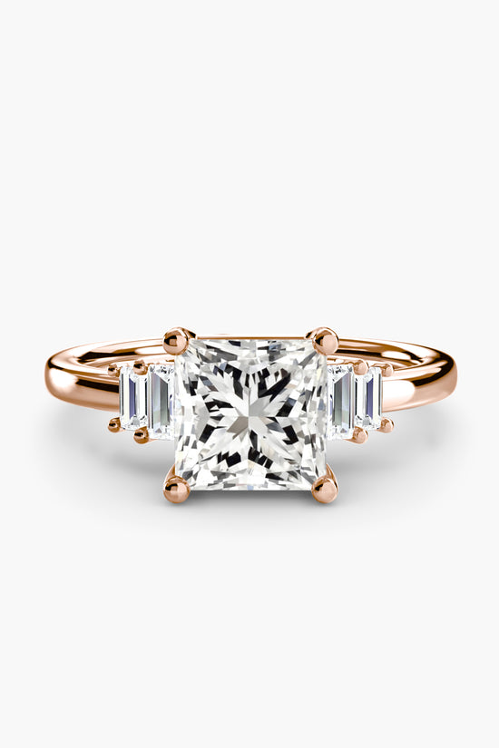 Baguette Accent Solitaire