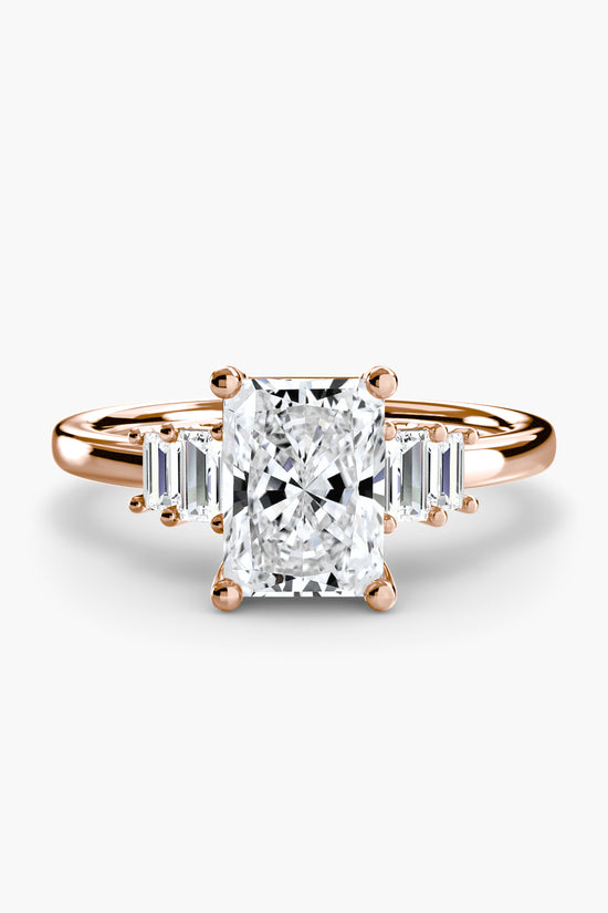 Baguette Accent Solitaire