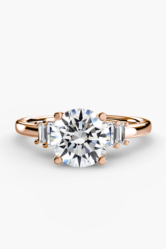 Baguette Accent Solitaire
