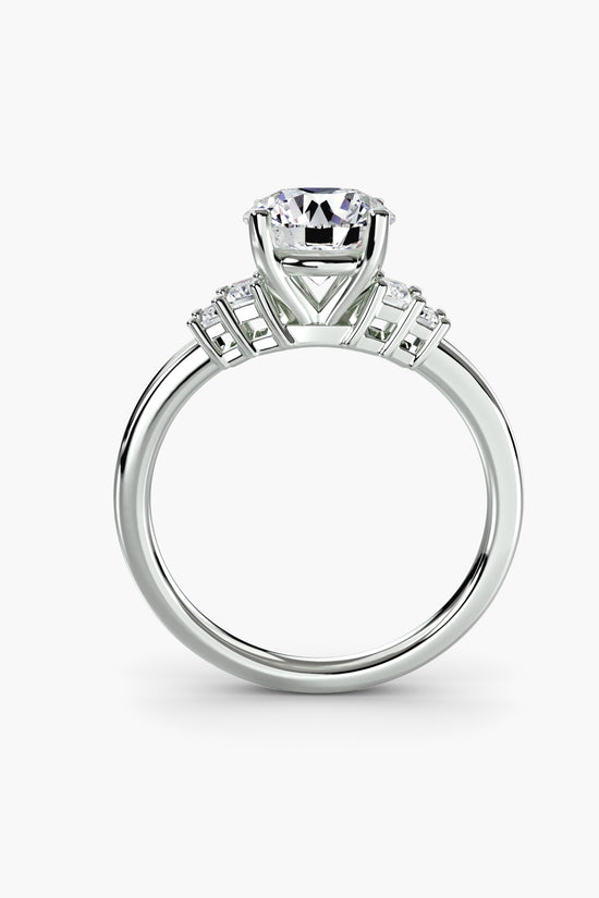 Baguette Accent Solitaire