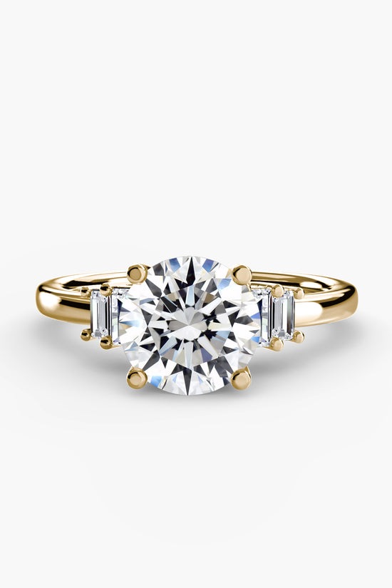 Baguette Accent Solitaire