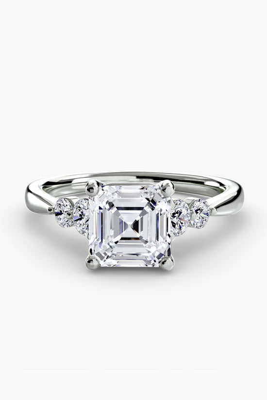Solitaire with Shoulder Accents 2